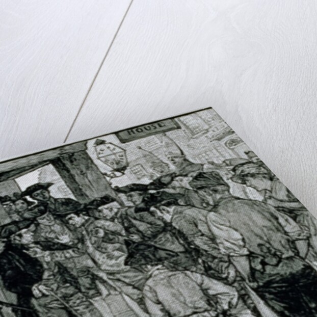 The Mob Attempting to Force a Stamp Officer to Resign, from Harper's Magazine, 1882 by Howard (after) Pyle