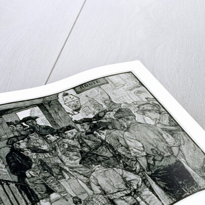 The Mob Attempting to Force a Stamp Officer to Resign, from Harper's Magazine, 1882 by Howard (after) Pyle