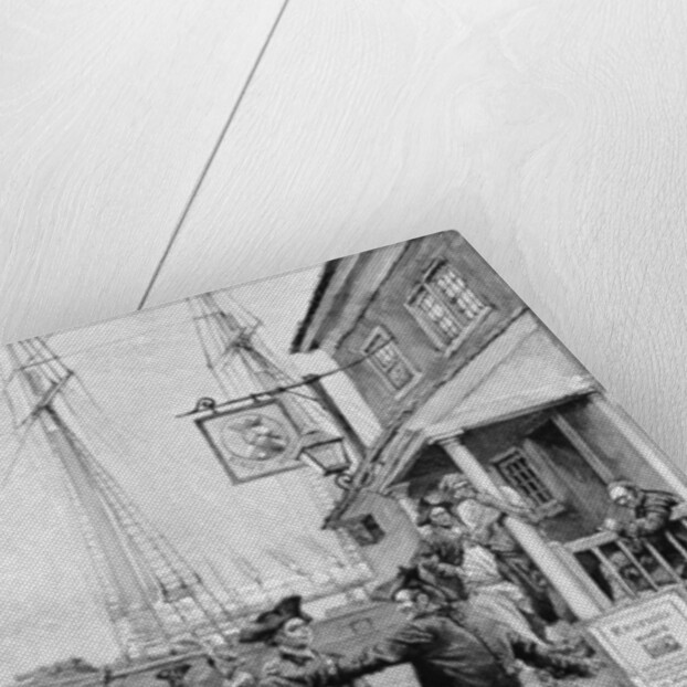 Brownejohn's Wharf, New York by Howard Pyle