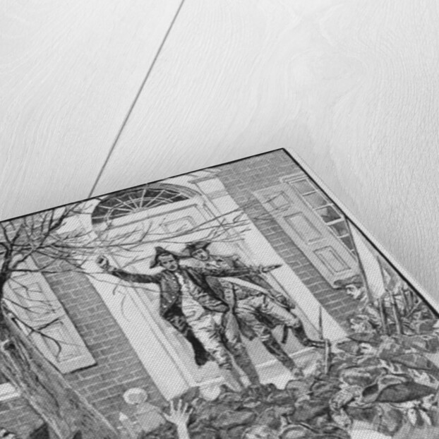 Alexander Hamilton Addressing the Mob by Howard Pyle