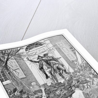 Alexander Hamilton Addressing the Mob by Howard Pyle