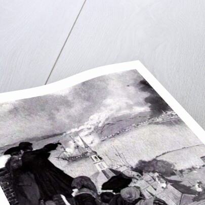 Watching the Fight at Bunker Hill by Howard Pyle