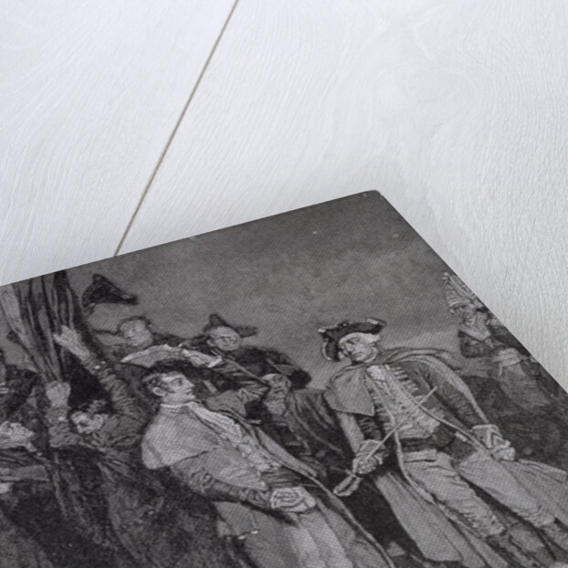 Surrender of Fort William and Mary by Howard Pyle