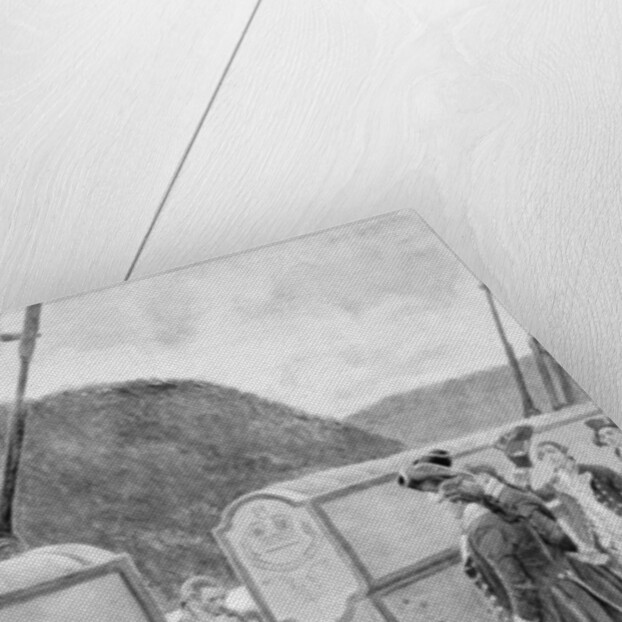 The Escape of Arnold on the British Sloop-of-War 'Vulture' by Howard Pyle