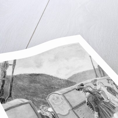 The Escape of Arnold on the British Sloop-of-War 'Vulture' by Howard Pyle