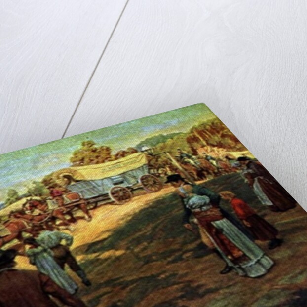 Carrying Powder to Perry at Lake Erie, 1911 by Howard (after) Pyle