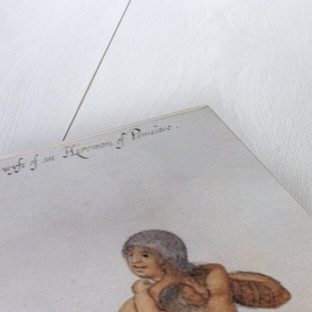 Indian Woman and Baby of Pomeiooc by John White