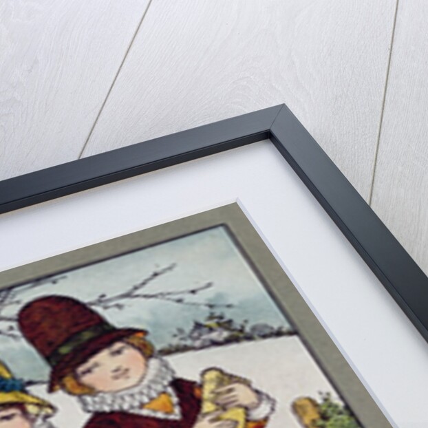 Sunday Morning, Victorian card by Florence Hardy