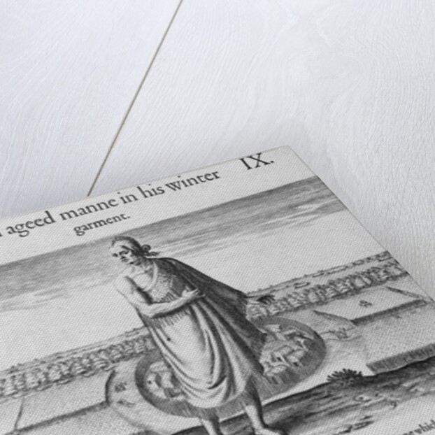 Old Indian Man in his Winter Garment by John White