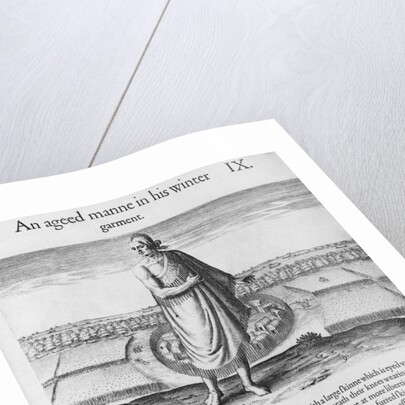 Old Indian Man in his Winter Garment by John White