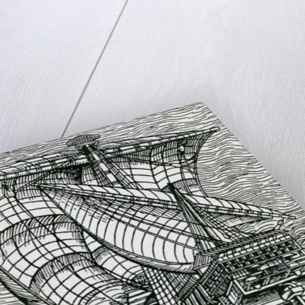 Ship of Columbus' Time by English School