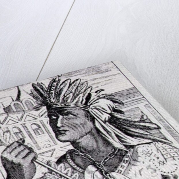 Portrait of the Last Inca Chief, Atahualpa by English School