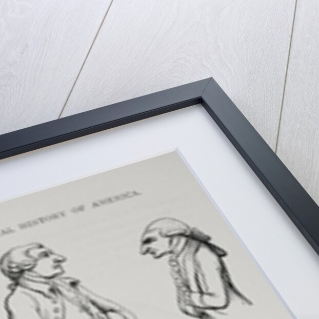 Caricatures from 'The Narrative and Critical History of America', edited by Justin Winsor, London, 1886 by English School