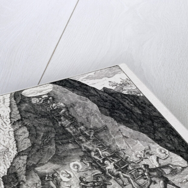 Mining, Frankfurt, 1602 by Theodor de (after) Bry