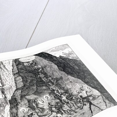 Mining, Frankfurt, 1602 by Theodor de (after) Bry