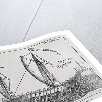 Spanish Ship, from Oexmelin's Buccaneer Adventurers, vol ii, Trevoux, 1744 by French School