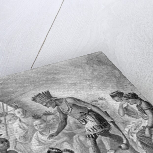 Captain Smith rescued by Pocahontas, 1607 by Asa Coolidge (after) Warren