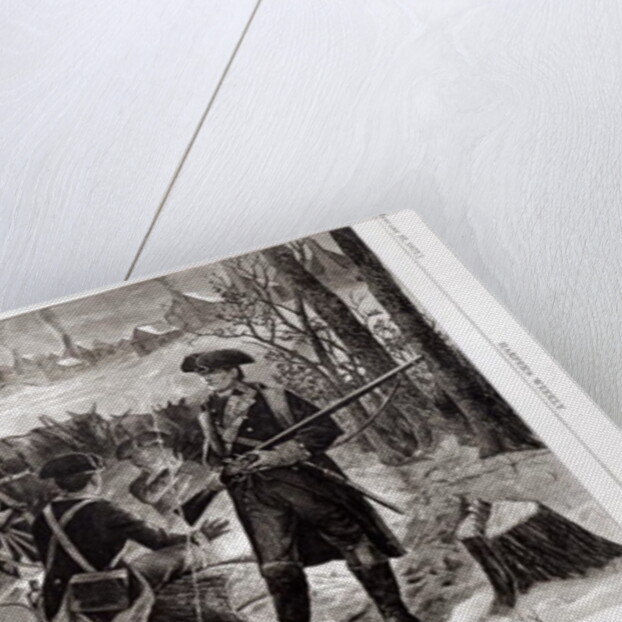 Winter Scene at the Continental Army Encampment at Valley Forge, Pennsylvania, 1780 by Julian Scott (after)