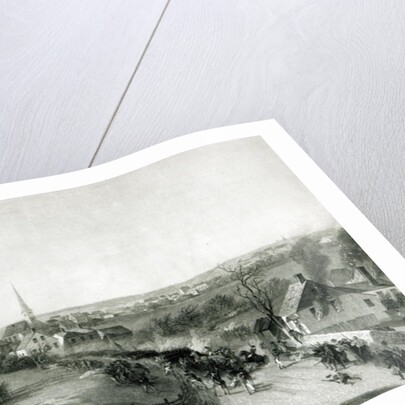 The Retreat of the British from Concord, April 1775 by Alonzo Chappel (after)