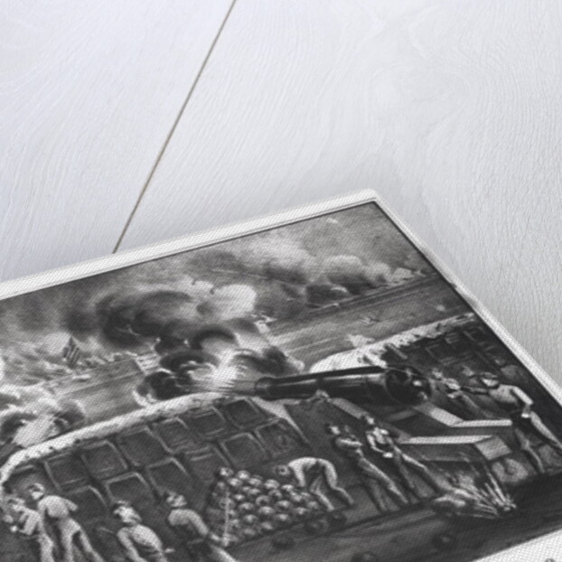 Bombardment of Fort Sumter, Charleston Harbour from Fort Moultrie, 12th & 13th April 1861, pub. by Currier and Ives by American School