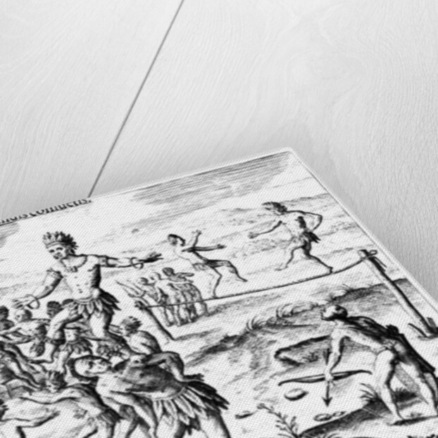 Various Indian Games by Jacques Le Moyne