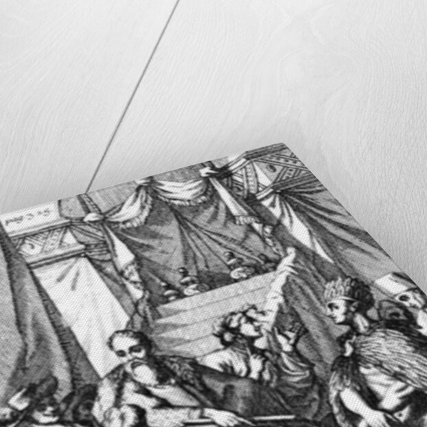 Cortes and Montezuma II made prisoner in 1519, 1691 by American School