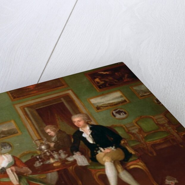 View of a drawing room, c.1780 by Philip Reinagle