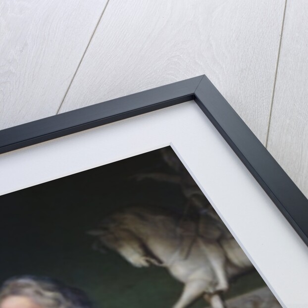 Bertel Thorvaldsen in his studio at Rome, 1834 by Eduard von Heuss