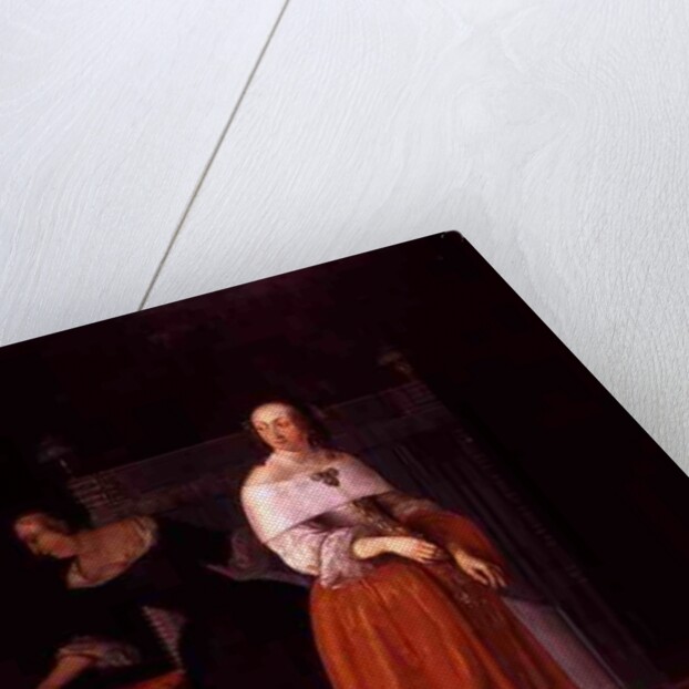 Interior with a Lady and her Maid by Eglon Hendrick van der Neer