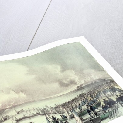 Landing of the American Force at Vera Cruz, under General Scott, March 1847 by N. and Ives J.M. (1824-95) Currier