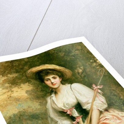 Mrs. Stuart M. Samuel as Phyllida, The Shepherdess by Samuel Luke Fildes