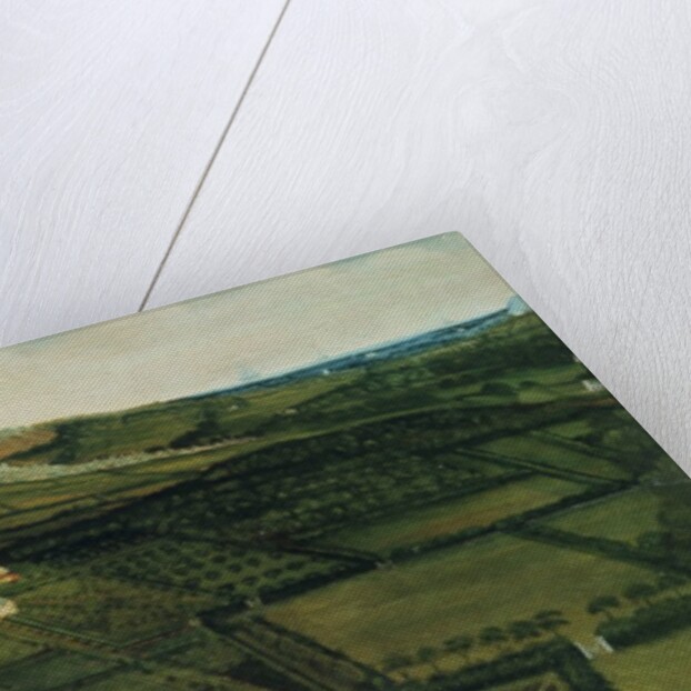 A Distant View of Corfe Castle by P. Danckerts