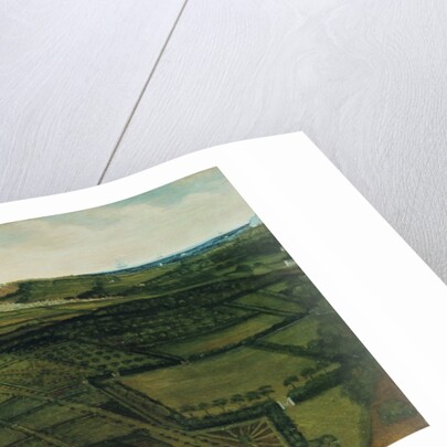 A Distant View of Corfe Castle by P. Danckerts