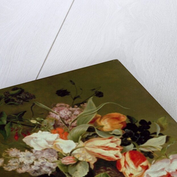 Still life with flowers by Marie Geertruida Snabille