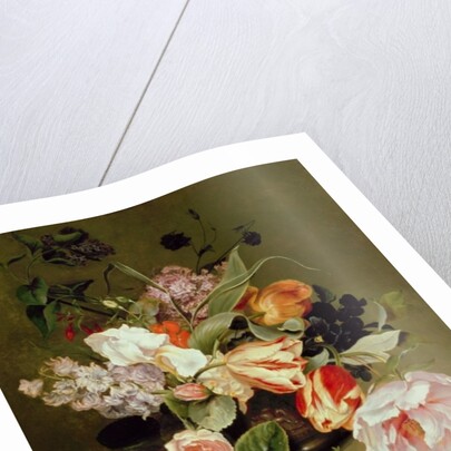 Still life with flowers by Marie Geertruida Snabille