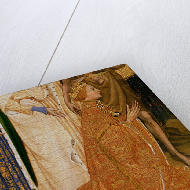 Richard II Presented to the Virgin and Child by his Patron Saint John the Baptist and Saints Edward and Edmund, c.1395-99 by Master of the Wilton Diptych