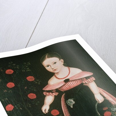 Little Girl in Lavender, c.1840 by John Bradley