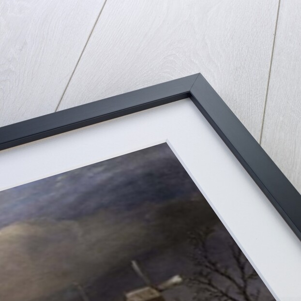 A Wedding Party by a Frozen River by Gerrit van Battem