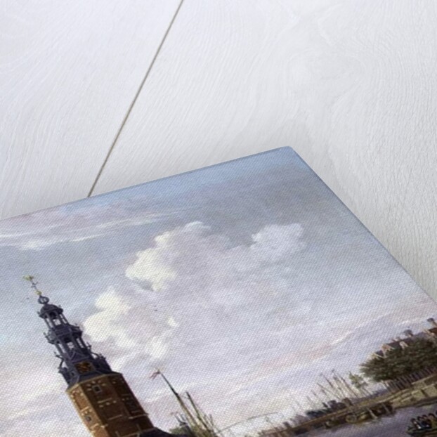 View of Amsterdam with the Montelbaanstower on the Oude Schans, 1777 by Isaak Ouwater