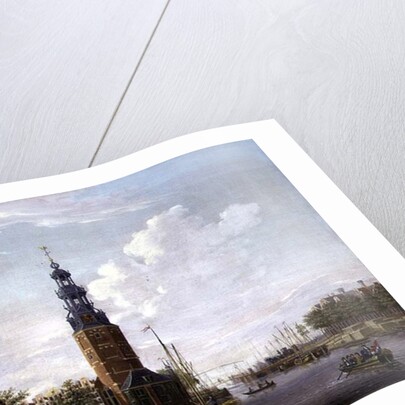 View of Amsterdam with the Montelbaanstower on the Oude Schans, 1777 by Isaak Ouwater