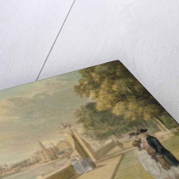 View towards Westminster from the Terrace of Somerset House by Paul Sandby