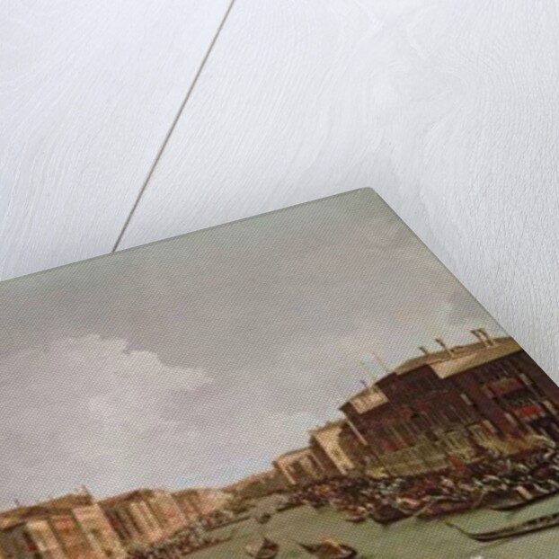 A Regatta on the Grand Canal by Antonio Canaletto