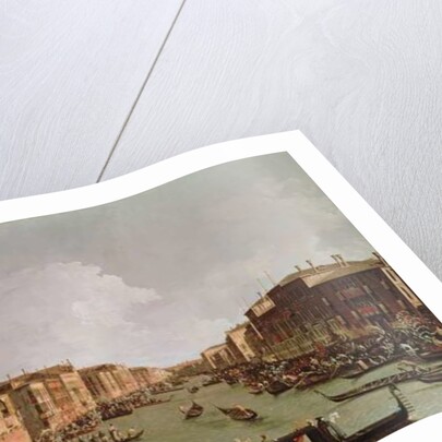 A Regatta on the Grand Canal by Antonio Canaletto