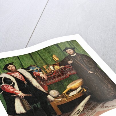 The Ambassadors, 1533 by Hans Holbein the Younger