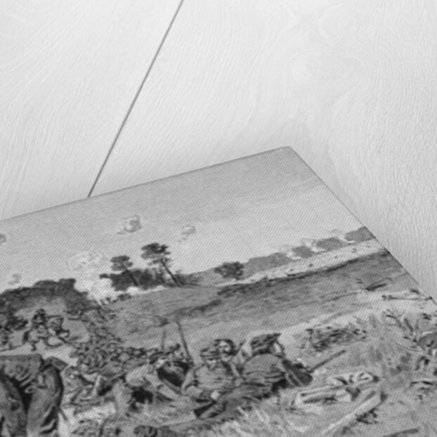 Confederate line waiting orders in the wilderness by William Ludlow Sheppard