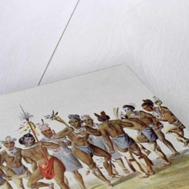 War Dance of the Sauks and Foxes by American School