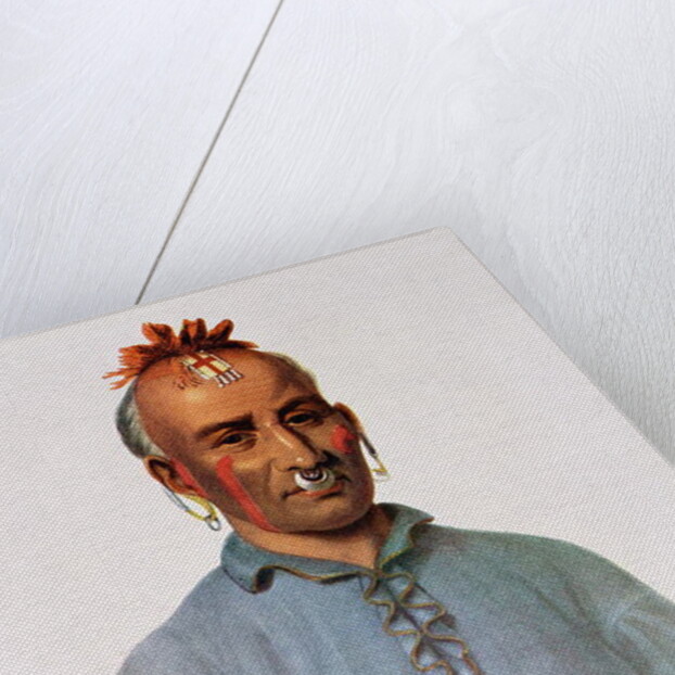 Kish-Kal-Wa, a Shawnee Chief by American School