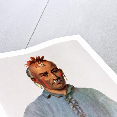 Kish-Kal-Wa, a Shawnee Chief by American School