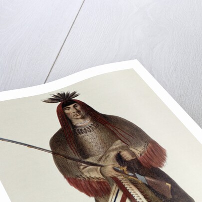 Wa-Na-Ta or 'The Charger', Grand Chief of the Sioux or Dakota Indians, painted 1926 by Charles Bird King