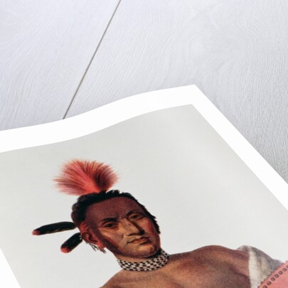 Moa-Na-Hon-Ga or 'Great Walker', an Iowa Chief, 1824 by Charles Bird King